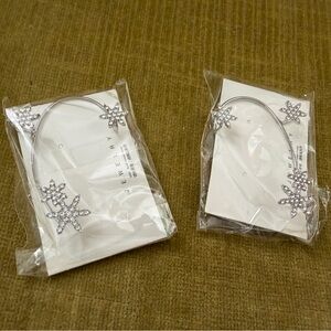 Silver Star Accessories Ear Cuff Set